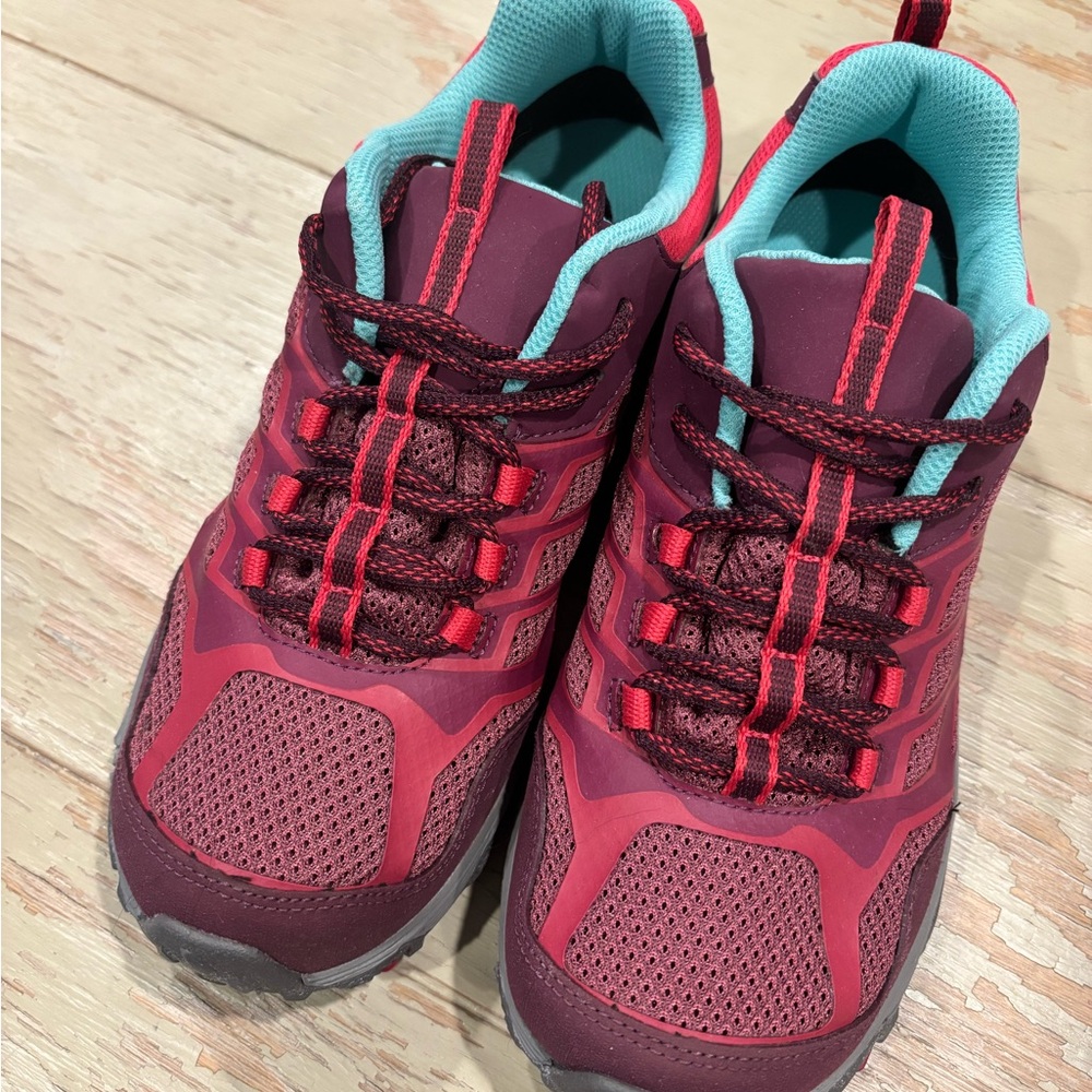 Merrell Moab Low Womens Purple Pink Hiking Trail Shoes Size 7M MY57090